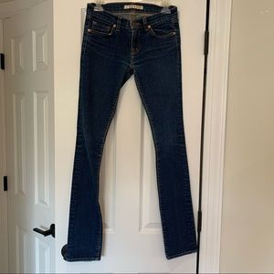 J Brand mid rise Skinny jeans size 26 long 98% cotton